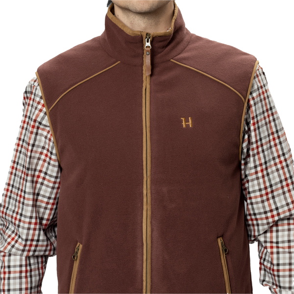2026 Harkila Herren Sandhem 200 Weste 1201153 - Burgundy